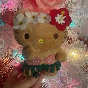 NWT RARE Hawai’i Exclusive Hula Girl Hello Kitty Plush